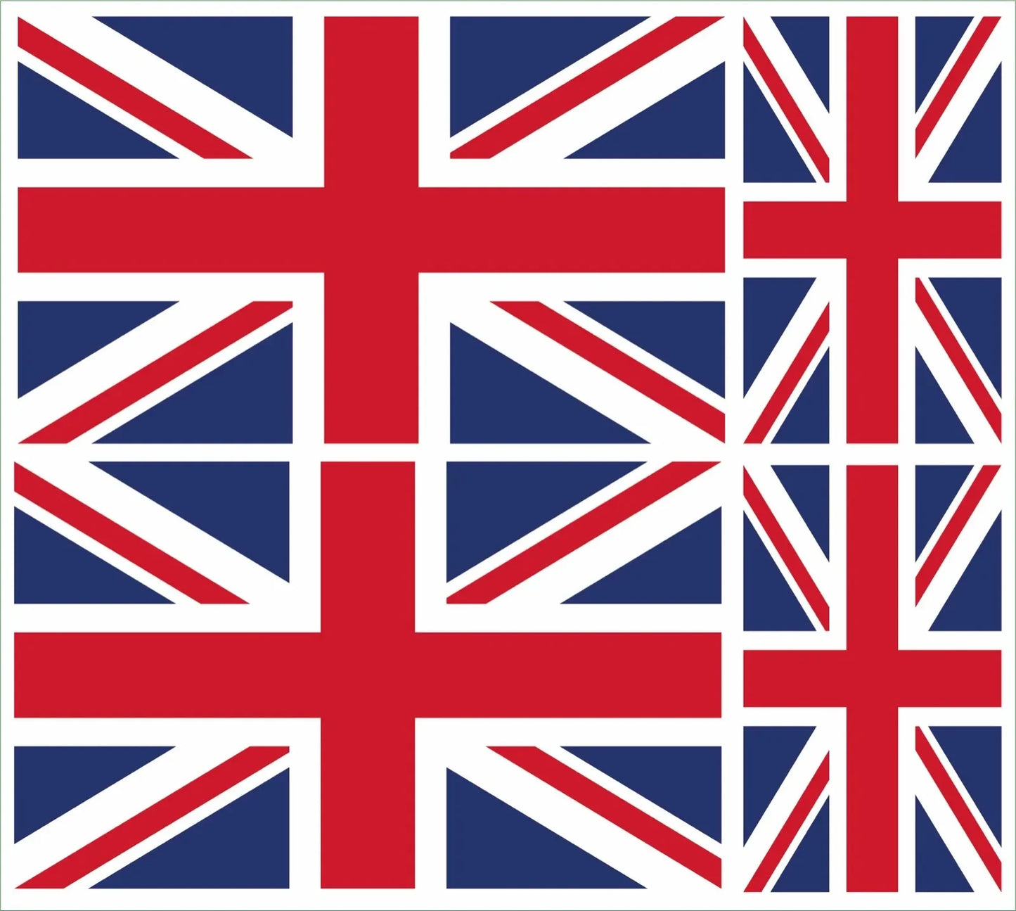 4Pack UK Union Jack British Flag Stickers for Car Truck Peaceful Pleasures Health and Wellness Default Title