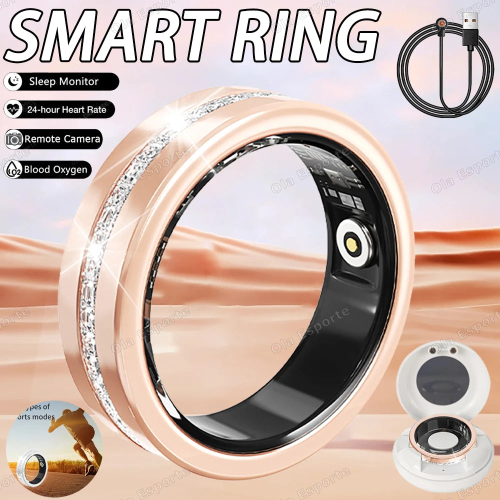 Women's Smart Ring | Heart Rate, Sleep & Fitness Tracker IP68