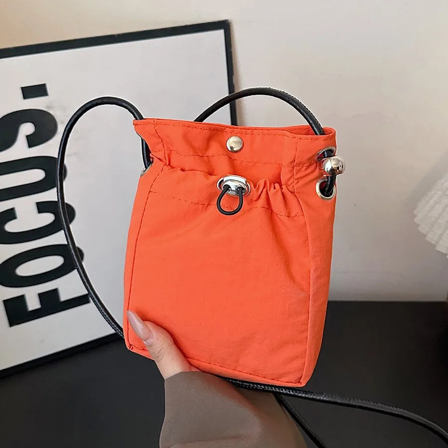 Nylon Crossbody Phone Purse | Small Smartphone Bag & Zipper
