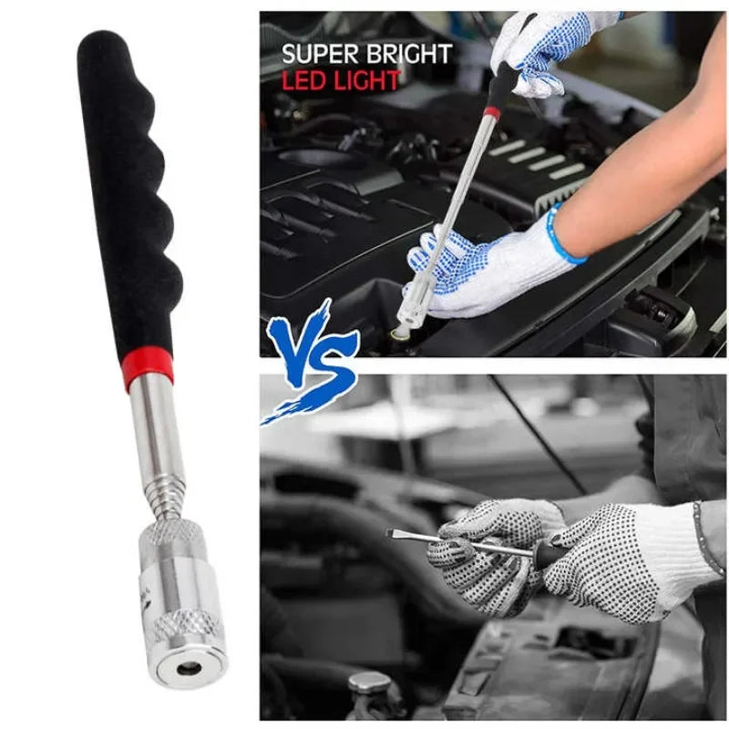 Telescopic Magnetic Pickup Tool with LED Light | 1/3/5 Pack