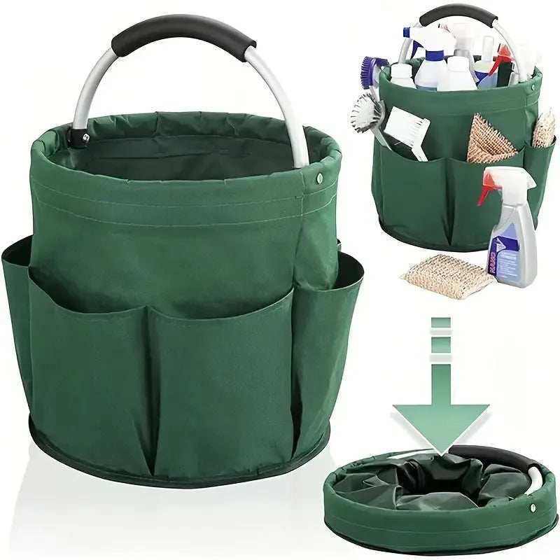 Outdoor Portable Foldable Oxford Cloth Storage Basket Foldable Storage Basket Peaceful Pleasures Health and Wellness