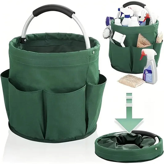 Outdoor Portable Foldable Oxford Cloth Storage Basket Foldable Storage Basket Peaceful Pleasures Health and Wellness