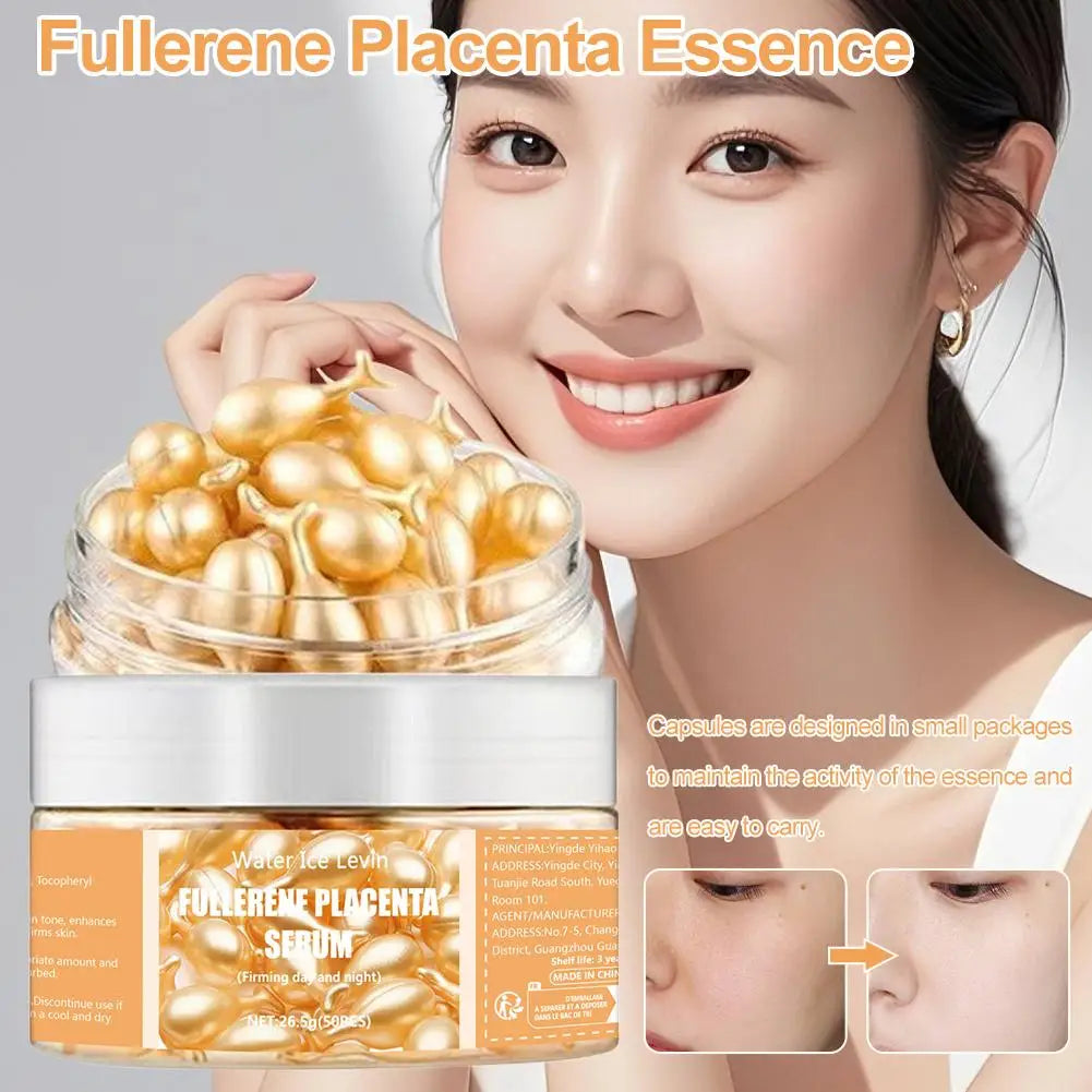 50-Pc Collagen & Hyaluronic Acid Face Serum Capsules