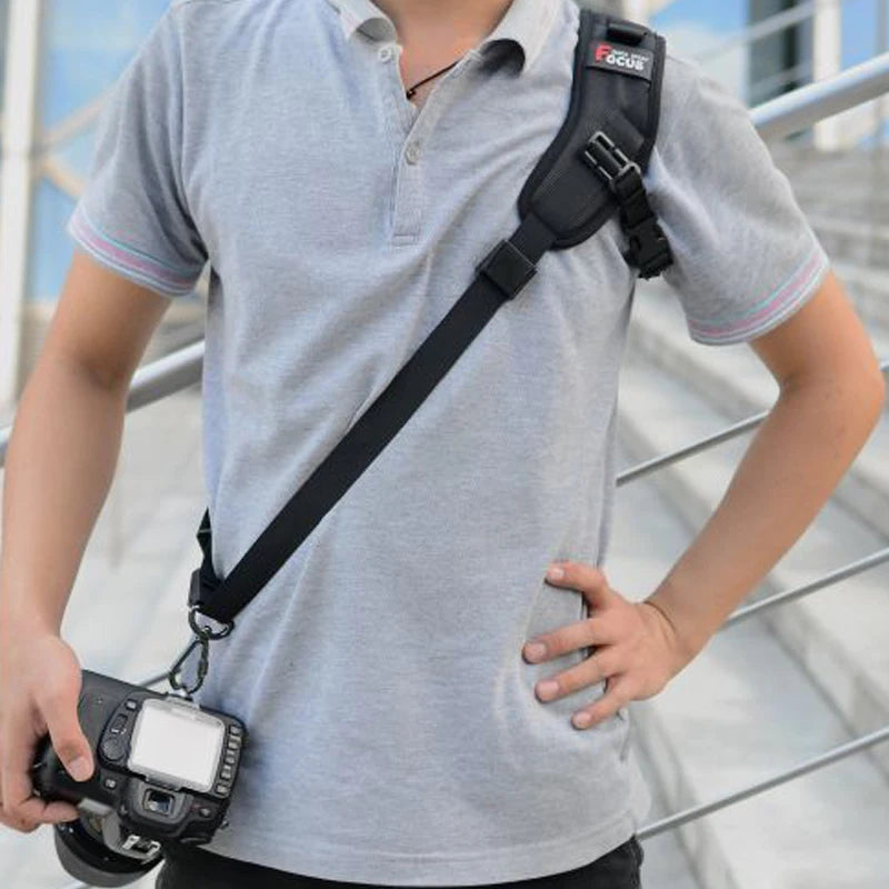 New Portable Shoulder Sling Belt Neck Strap For Camera Adjustable Camera Shoulder Sling Neck Strap For Camera Nikon Canon Strap Peaceful Pleasures Health and Wellness