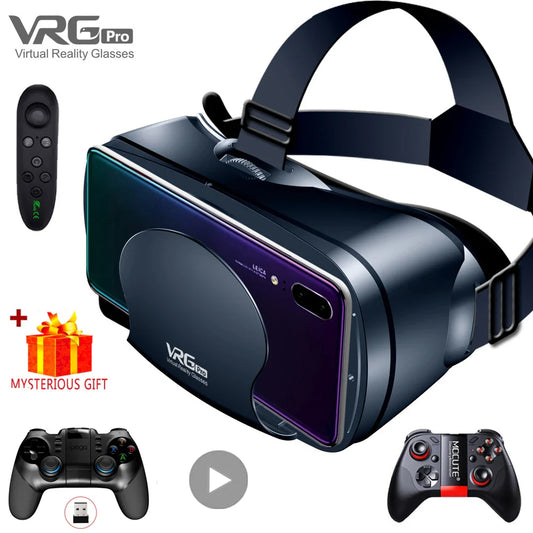 AyeBeau VRG Pro 3D VR Headset for 5–7" Smartphones VR Headset Goggles Oasis Select