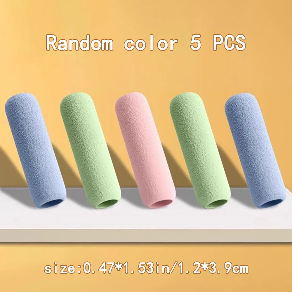Small Sponge Pencil Protective Cover Student Sweat Absorber Pen Holder