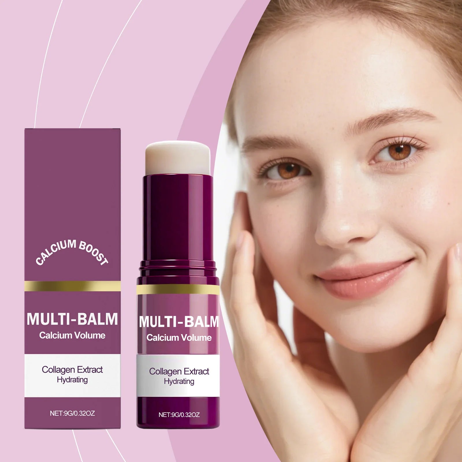 MULTI Moisturizing Balm Stick and Face Cream Deep Hydration Eye Lip Neck Care Gentle Formula Portable Korea Skincare Peaceful Pleasures Health and Wellness