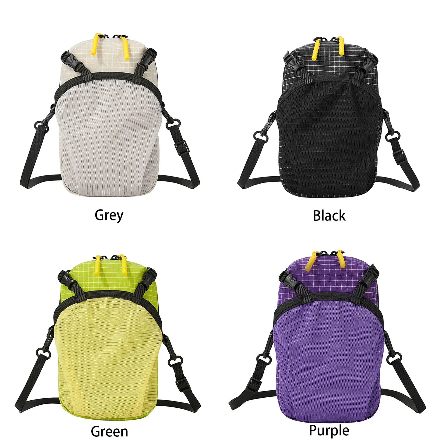 Water Bottle Pouch with Phone Pocket for Hiking Backpack Strap Phone Pouch Backpack Phone Holder for Sports Hiking Camping Peaceful Pleasures Health and Wellness