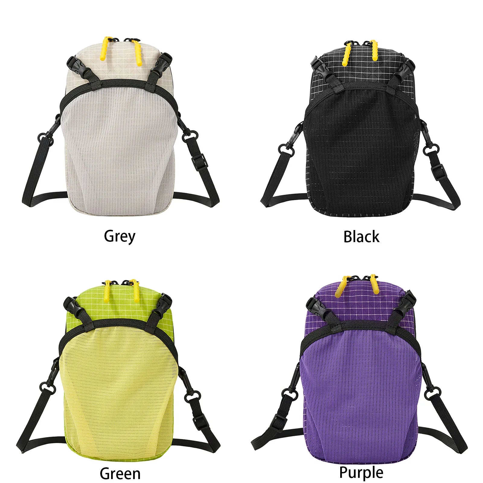 Water Bottle Pouch with Phone Pocket for Hiking Backpack Strap Phone Pouch Backpack Phone Holder for Sports Hiking Camping Peaceful Pleasures Health and Wellness