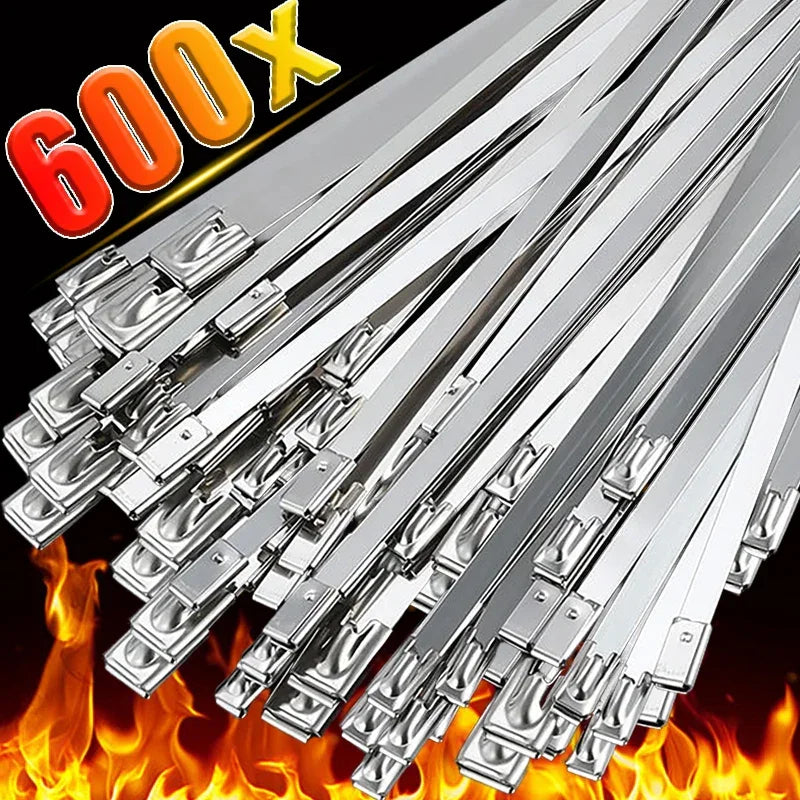 Stainless Steel Cable Ties – Self-Locking Heavy Duty Peaceful Pleasures Health and Wellness
