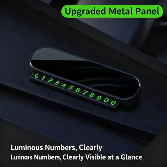 Magnetic Temporary Parking Card – Hidden Phone Number Display Parking Card Accessory Oasis Select