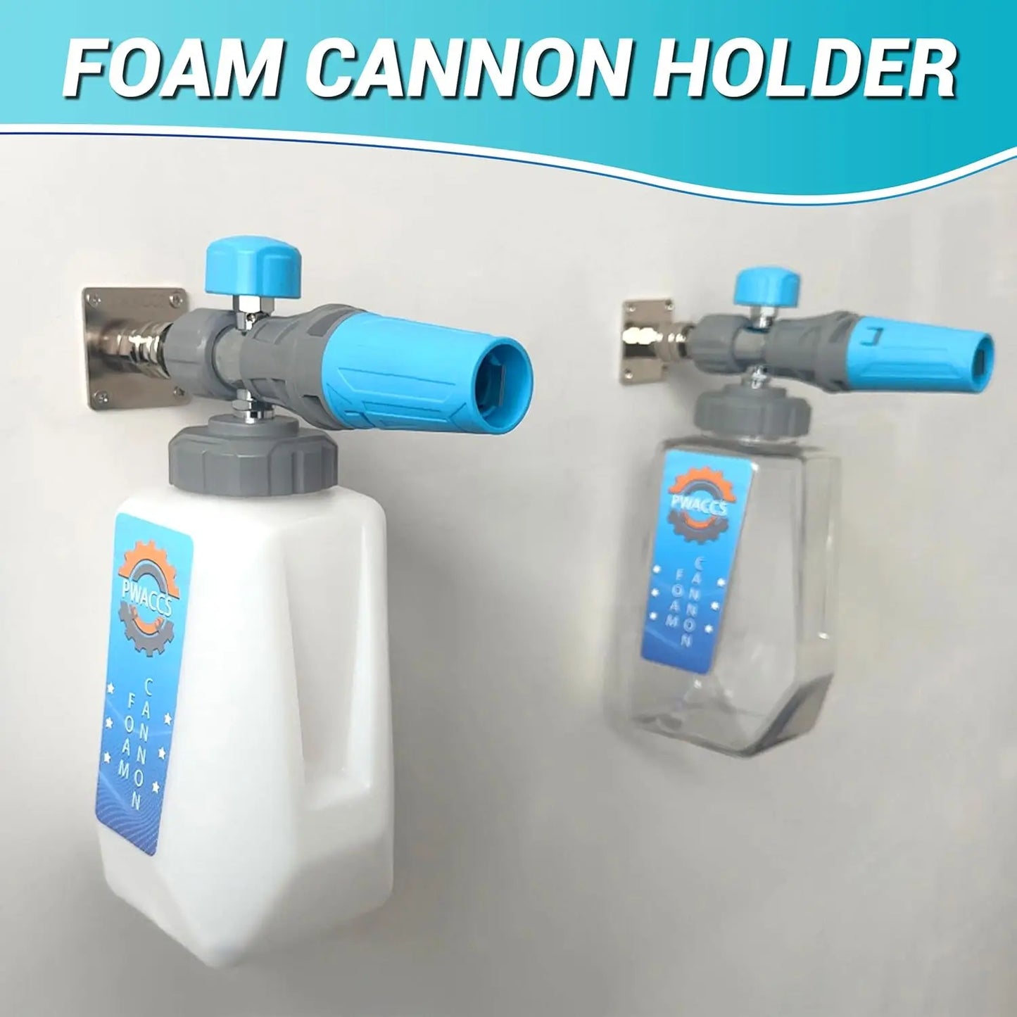 Pressure Washer Foam Cannon Holder 1 4 Quick-connect Automatic Mount