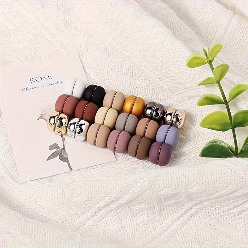 12pcs Magnetic Headscarf Pins – Colorful Stainless Steel Scarf Clips for Women Scarf Pin Peaceful Pleasures Health and Wellness