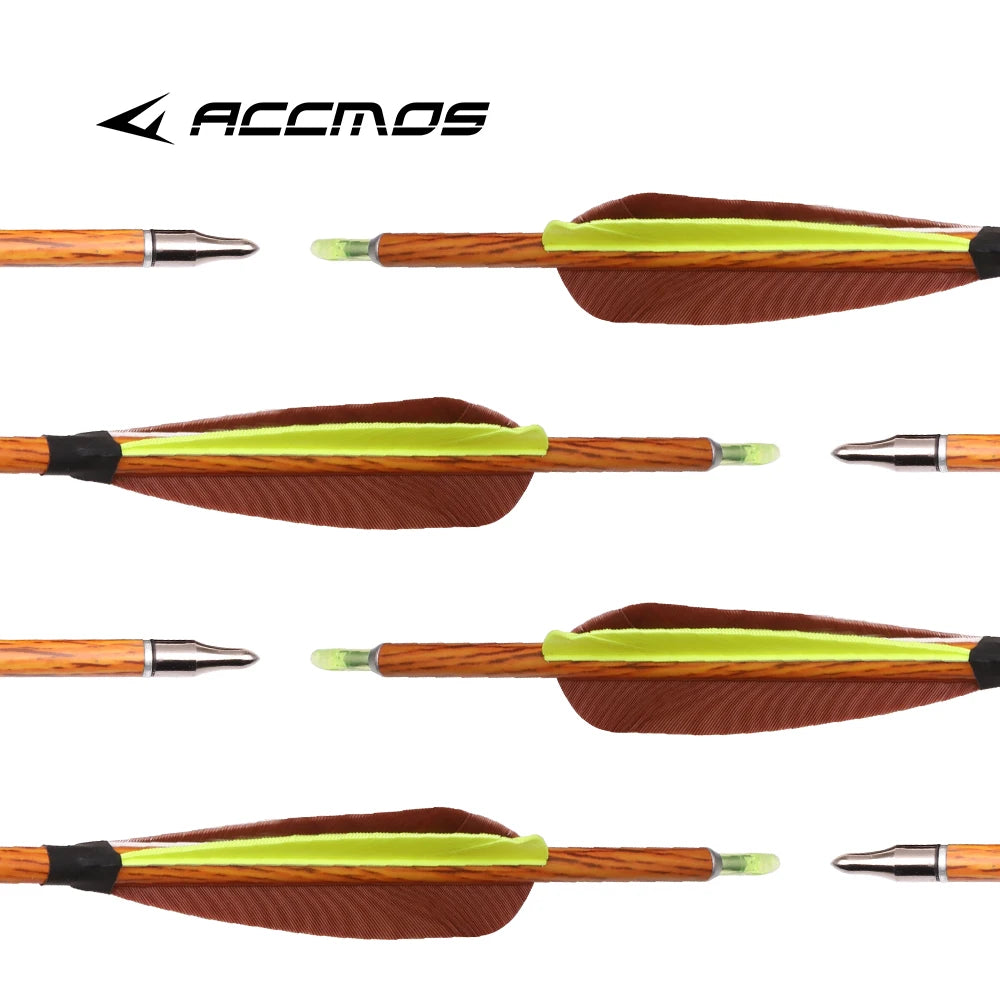 ID6 2 Wood Grain Pure Carbon Arrow Spine 300 350 400 450 500 550 600