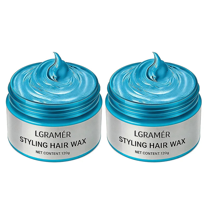 Temporary Hair Color Wax – 9 Shades | Silver Gray, Wine Red & More