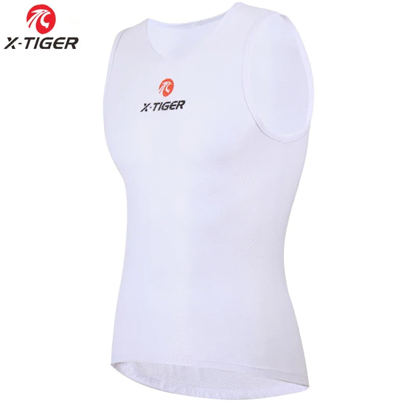 X-TIGER Men's Sleeveless Cycling Vest | Cool Mesh Quick-Dry