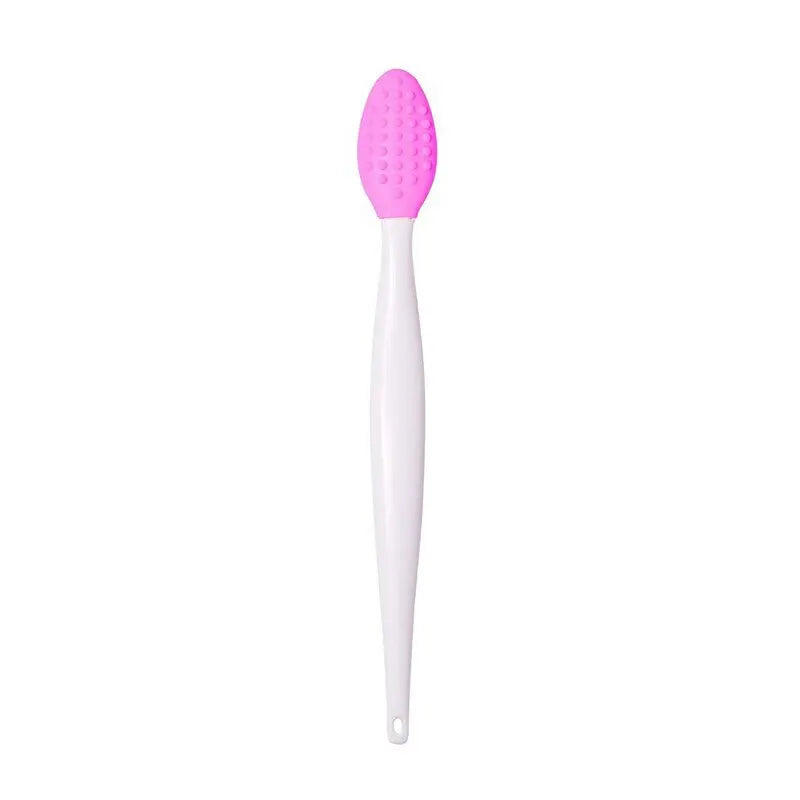 Silicone Double-Sided Face Scrub & Lip Exfoliating Brush