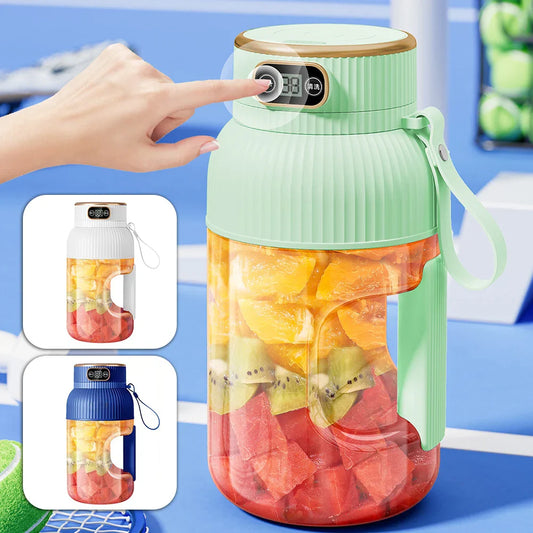 Multiyilego 1200ml Portable Electric Juicer Blender Smoothie Cup Portable Blender Cup Oasis Select