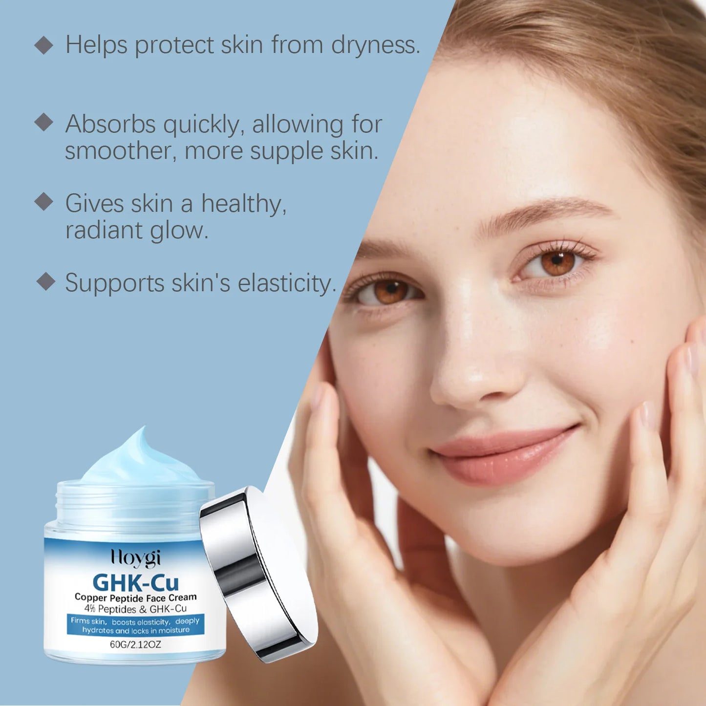 Copper Peptide Face Cream & Serum Set – Firming & Hydrating