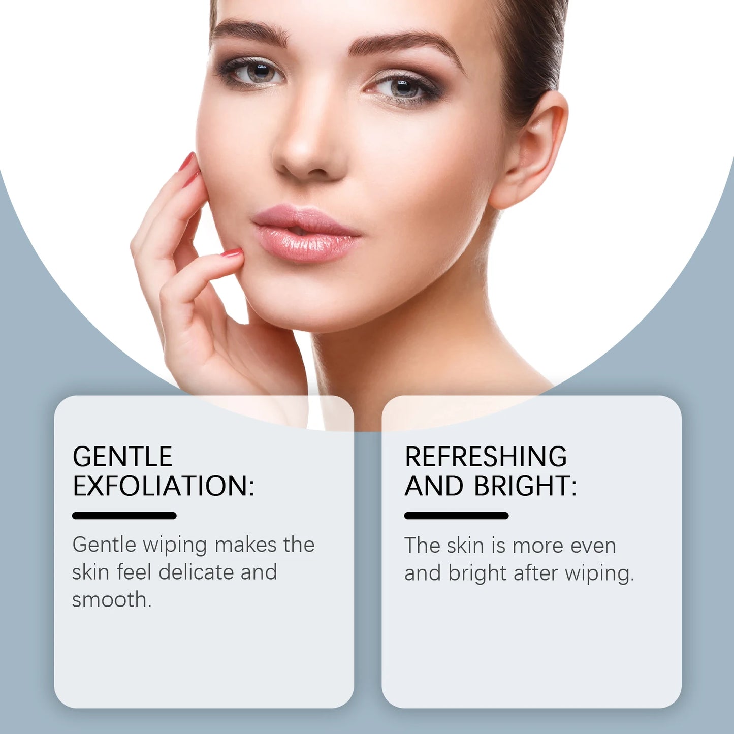 Glycolic Acid Exfoliating Cotton Pad Relieve Skin Discomfort Shrink Pores Remove Blackheads Improve Drying Moisturiz Cotton Pads Peaceful Pleasures Health and Wellness