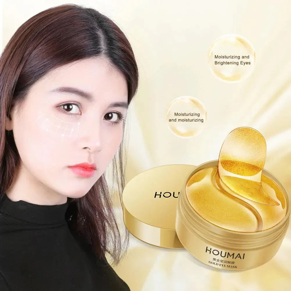 24K Gold Eye Gel Pads – Collagen & Hyaluronic Acid Eye Mask Eye Care Peaceful Pleasures Health and Wellness
