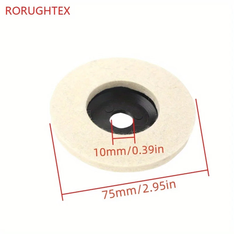 75mm Wool Polishing Wheel Pads for Angle Grinder – Metal & Glass Peaceful Pleasures Health and Wellness