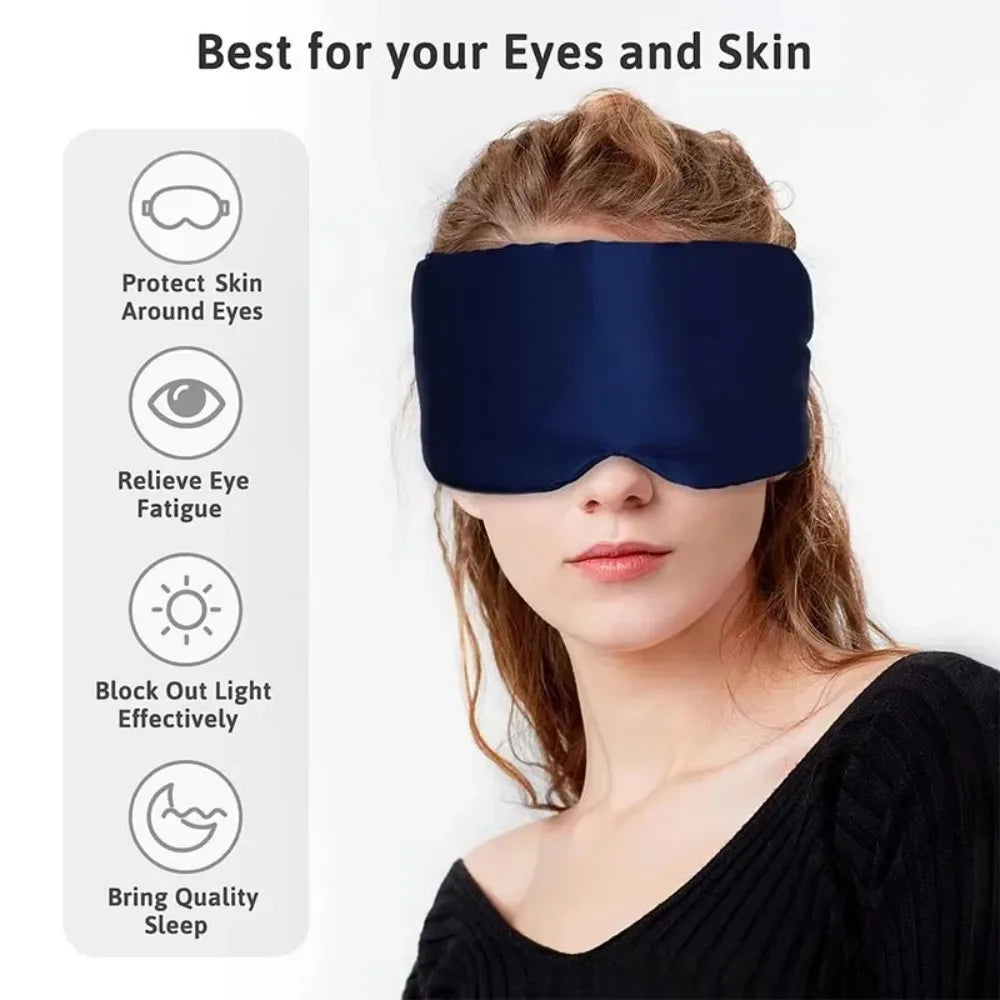 Soft Padded Sleep Eye Mask – Light Blocking Travel Aid