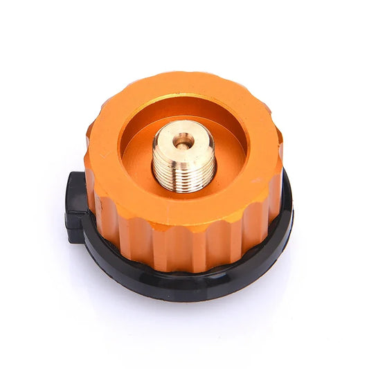 Outdoor Camping Hiking Stove Burner Adaptor Split Type Furnace Converter Connector Auto-off Gas Cartridge Tank Cylinder Adapter Peaceful Pleasures Health and Wellness Default Title