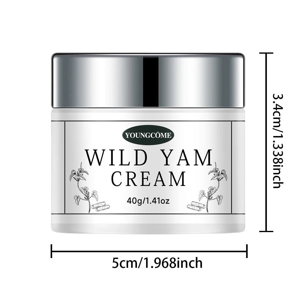 Wild Yam Root Face Cream – Moisturizing, Brightening & Firming Face Moisturizer Cream Peaceful Pleasures Health and Wellness 30G