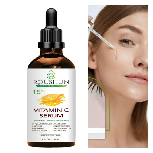 118ml Vitamin C SerumFace Care Skin Care Essence Liquid Hydrating Moisturizing EssenceTO Body, Eye, Face, HandEssential Oil Peaceful Pleasures Health and Wellness