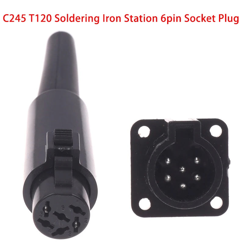 C245 T210 Soldering Iron Station Dedicated 6-core Plastic Plugs And Sockets Peaceful Pleasures Health and Wellness