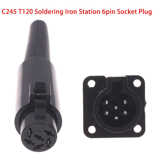 C245 T210 Soldering Iron Station Dedicated 6-core Plastic Plugs And Sockets Peaceful Pleasures Health and Wellness