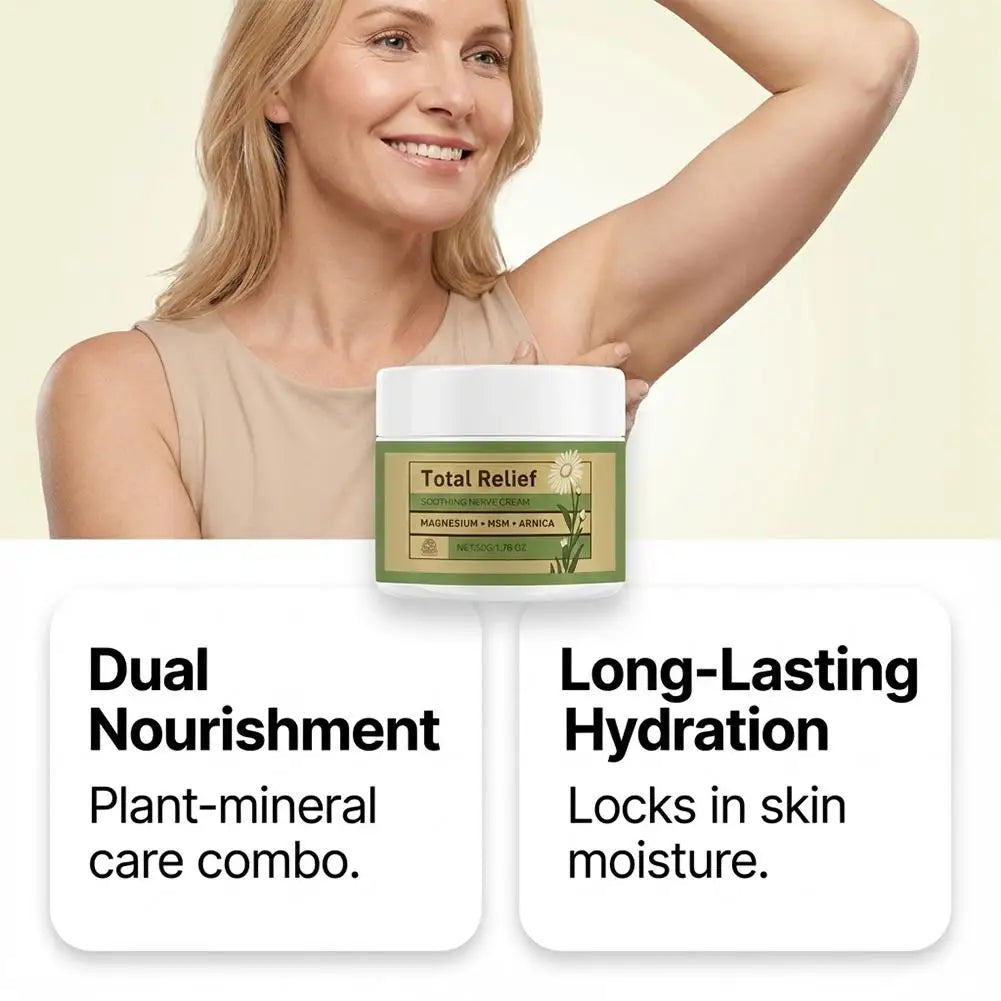 Magnesium Body Cream Natural Plant Extract Deep Moisturizer 50g