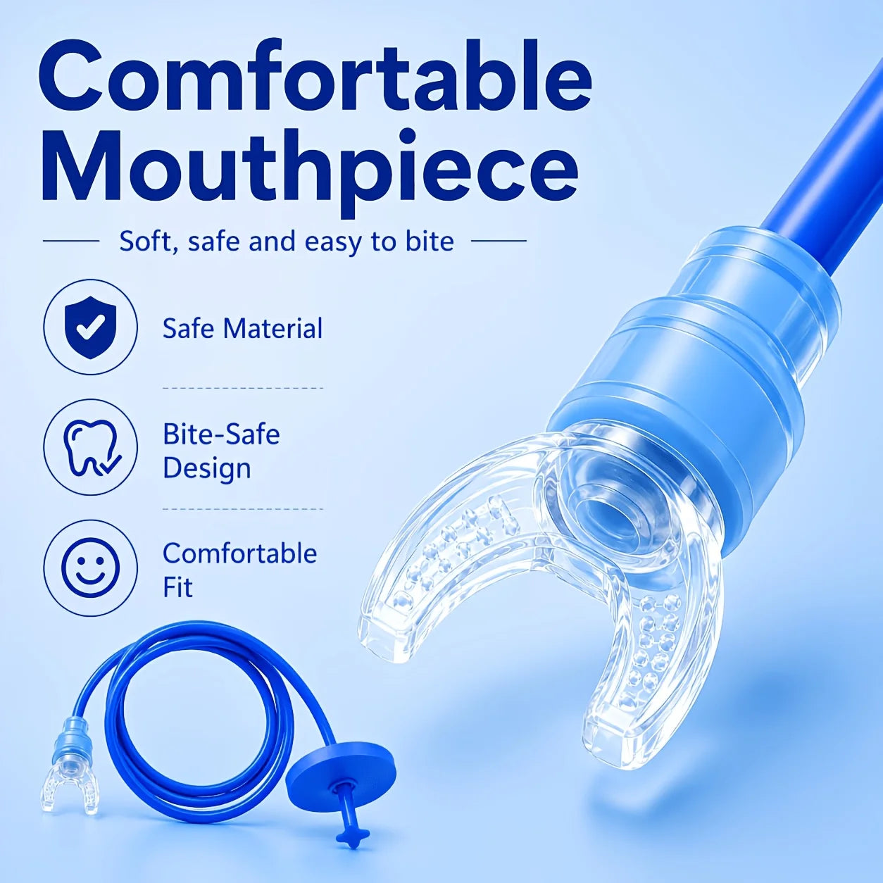 1-Piece Diving Snorkel Breathing Tube Snorkeling Equipment for Adults, Universal Anti-Choking Silicone Diving Breathing Tube Trainer Peaceful Pleasures Health and Wellness