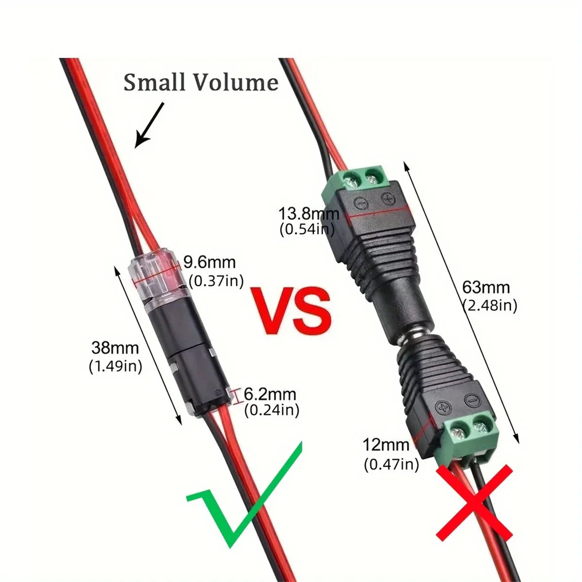 No-Strip Automotive Wire Connector | Quick Detachable Terminal