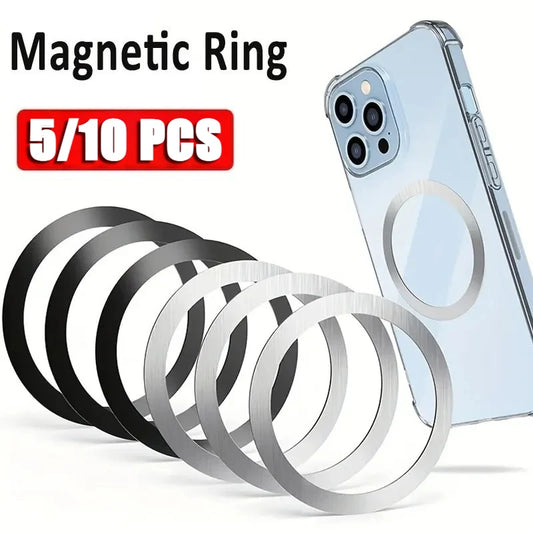 2026 10/5PCS for Magsafe Magnetic Plate Ring Universal Stickers Support Wireless Charger Metal Plate Sheet for Phone Peaceful Pleasures Health and Wellness