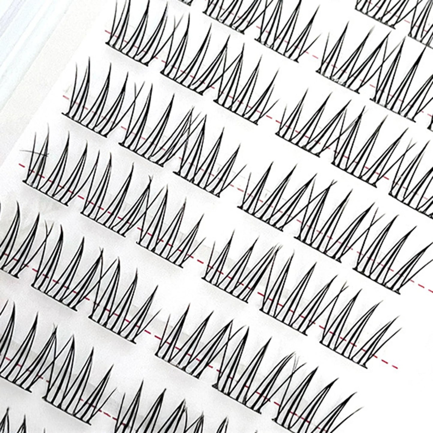 Korean Cluster Lashes | No Glue C Curl Wispy False Eyelashes