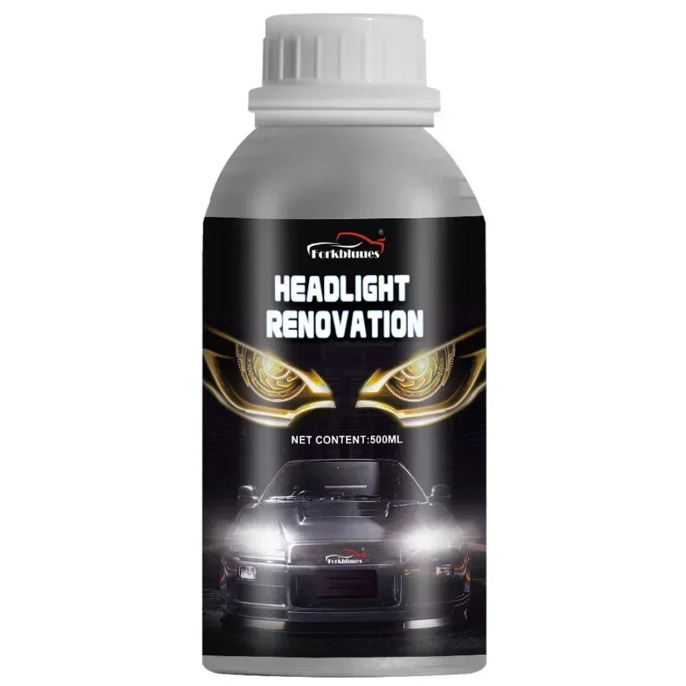 Car Headlights Renovation Polishing Kit Headlight Restoration MotorcycleAutomotive Care Tool 800ML Liquid Polymer Evaporator Peaceful Pleasures Health and Wellness