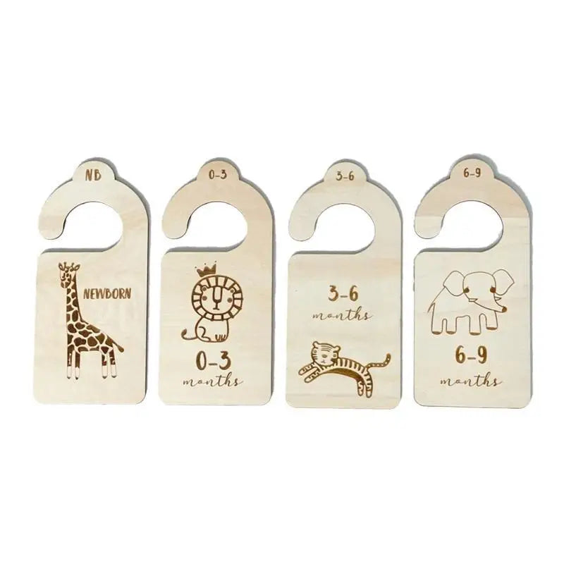 7-Piece Baby Closet Dividers Newborn to 24 Months | Nursery Gift