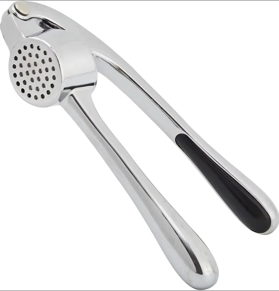 KUUJOJO Premium Garlic Press Set, Rust Proof & Professional Garlic Mincer Tool-Easy-Squeeze, Easy-Clean withSoft, Ergonomic Hand Peaceful Pleasures Health and Wellness 1pcs