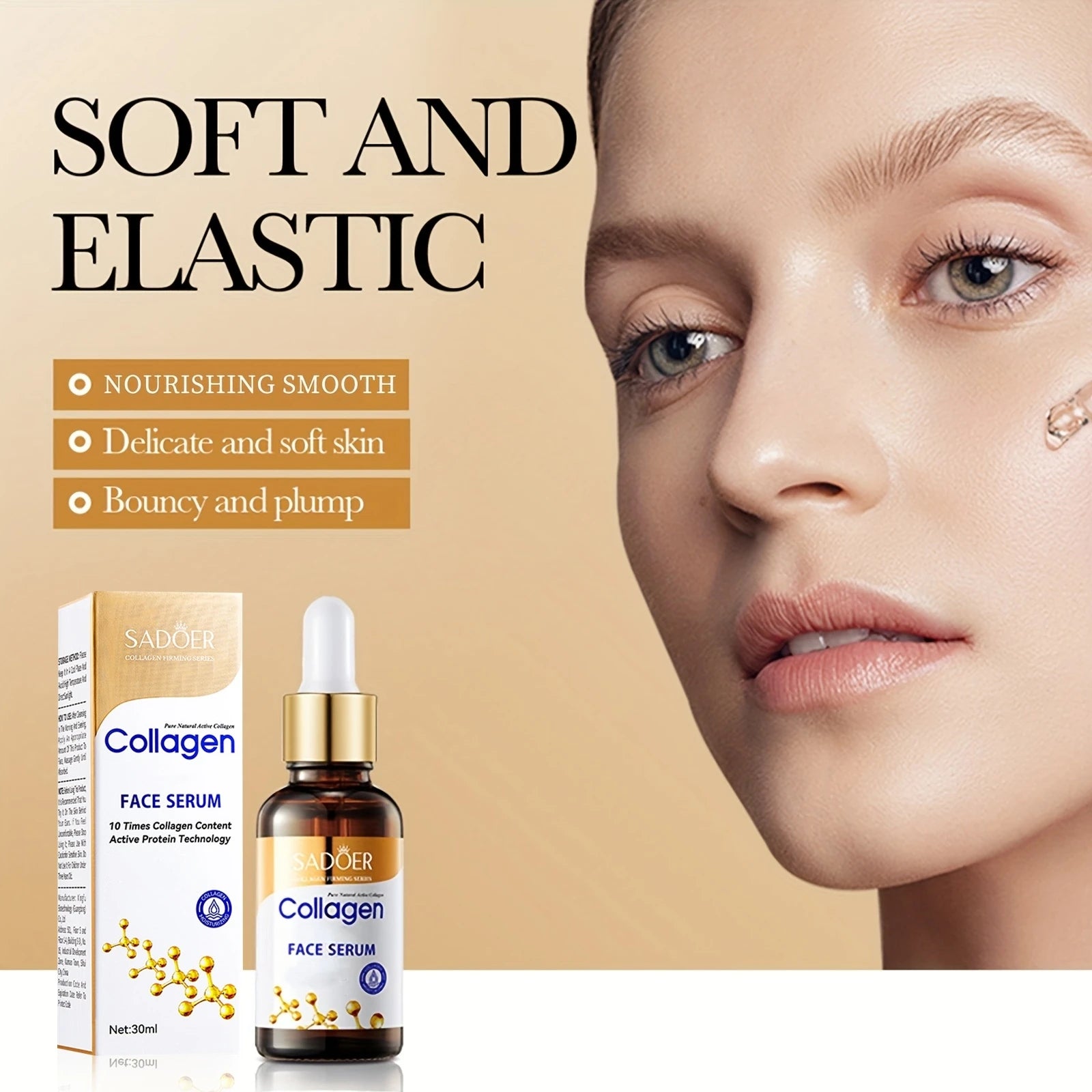 Collagen Skin Care Set for Women - 6Pcs Facial Bundle Peaceful Pleasures Health and Wellness