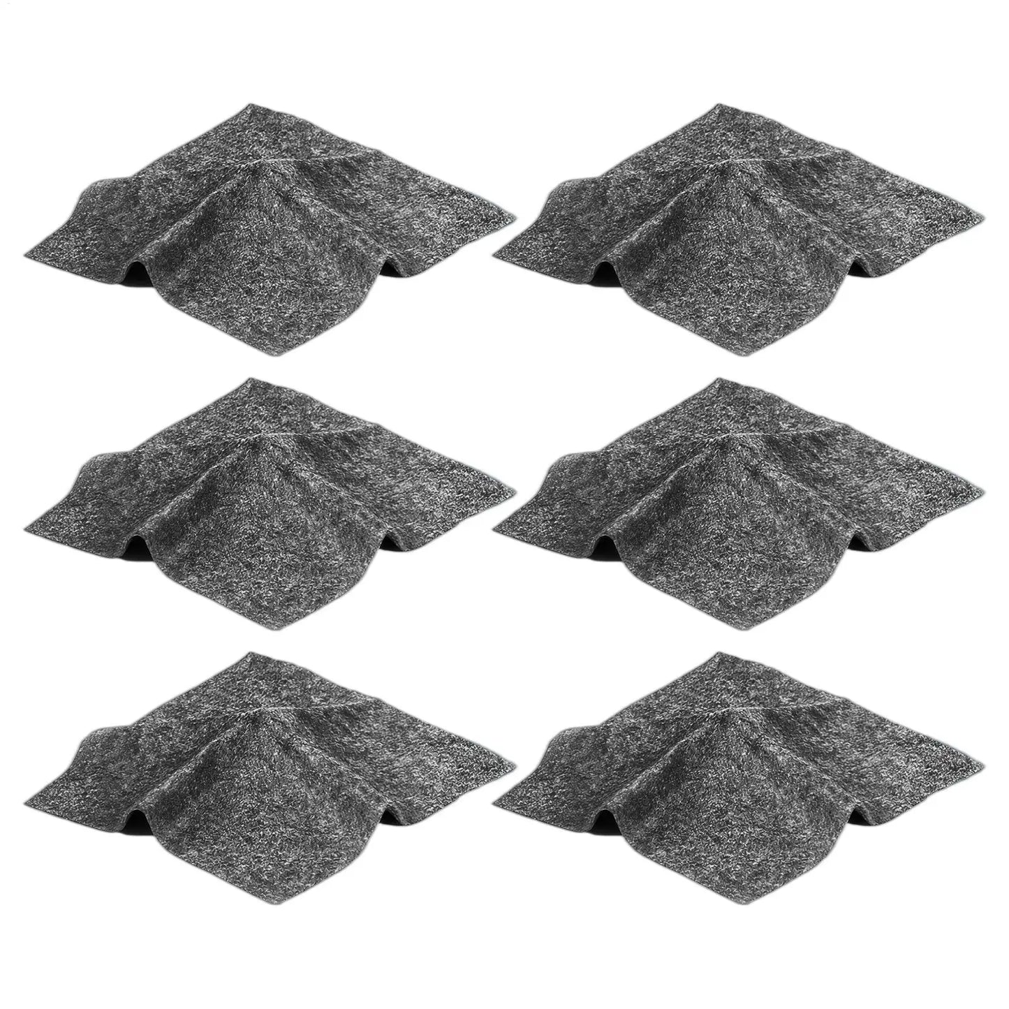 Nano Car Scratch Remover Cloth 6-Pack | Reusable Microfiber