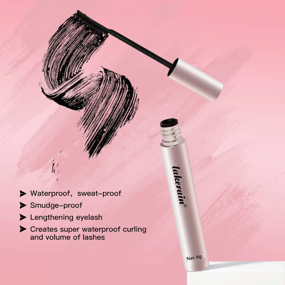 ibcccndc Waterproof Black Mascara – Volume, Curl & Length