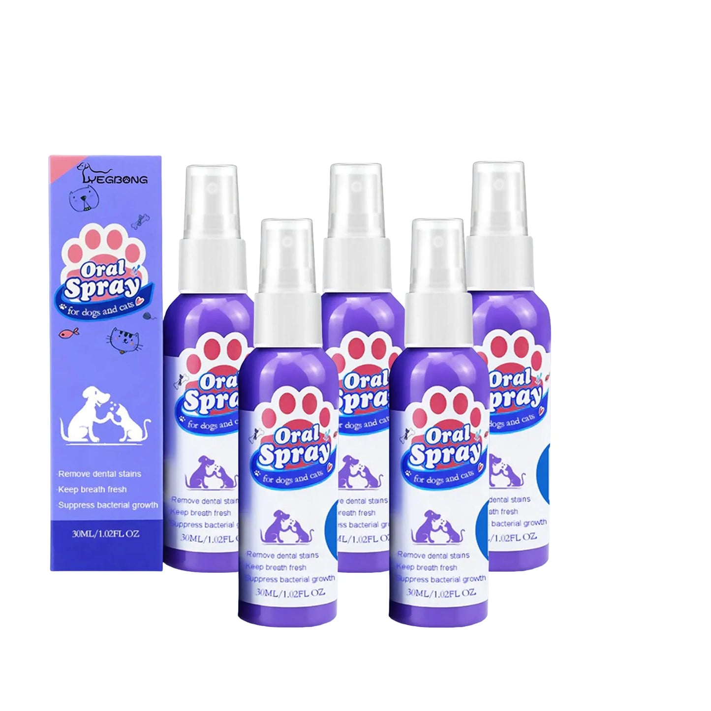 Pet Oral Cleaning Spray – Fresh Breath & Dental Care for Dogs