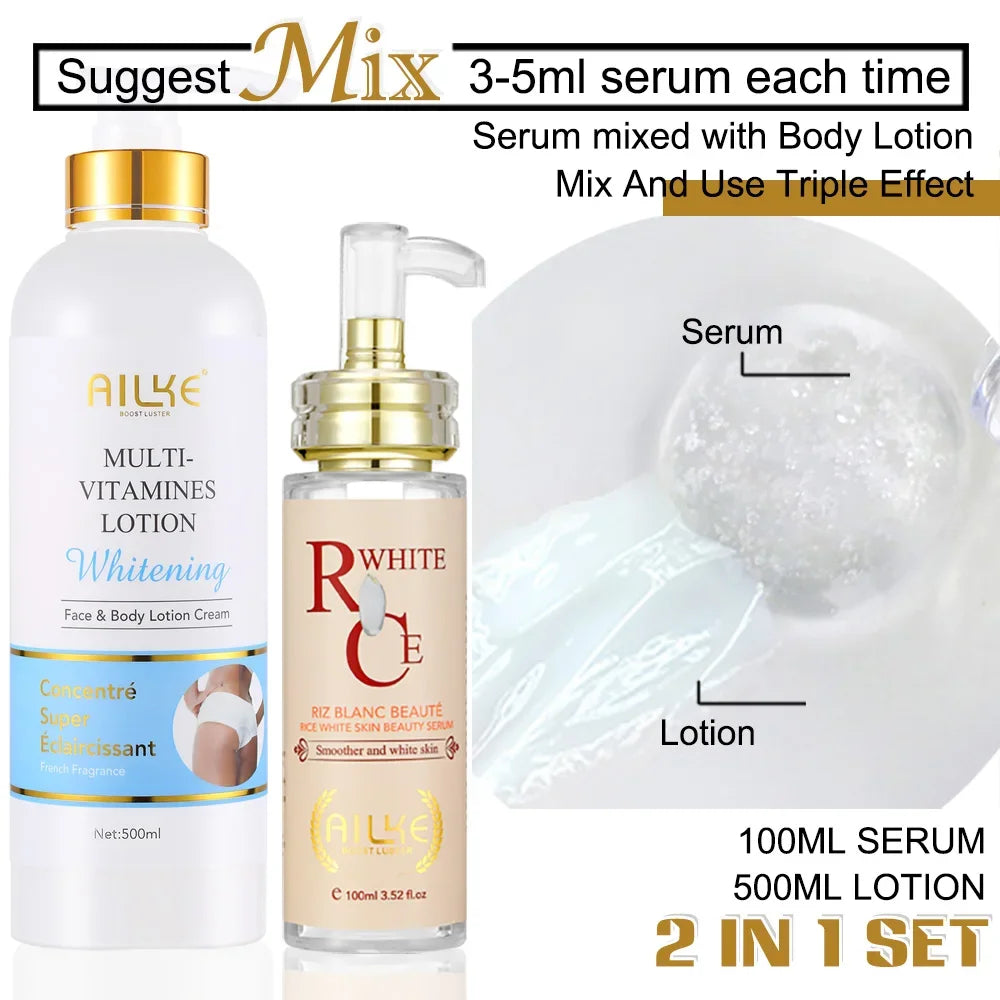 AILKE Multi-Vitamin Skin Care Set – Brightening & Dark Spot Removal