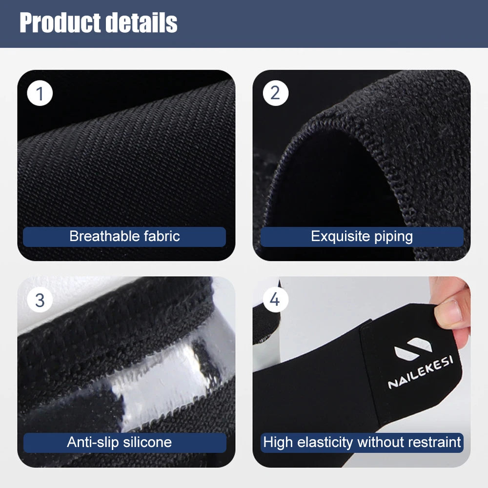 1PCS Sports Neoprene Ankle Support Sleeve, Ankle Pain Relief Support for Men and Women, Ideal for Sprains, Strains, Arthritis Peaceful Pleasures Health and Wellness