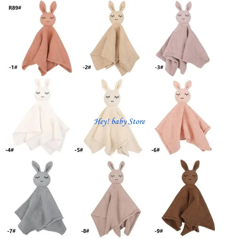 Baby Soothing Towel Cartoon Rabbit Comfort Doll for Infants