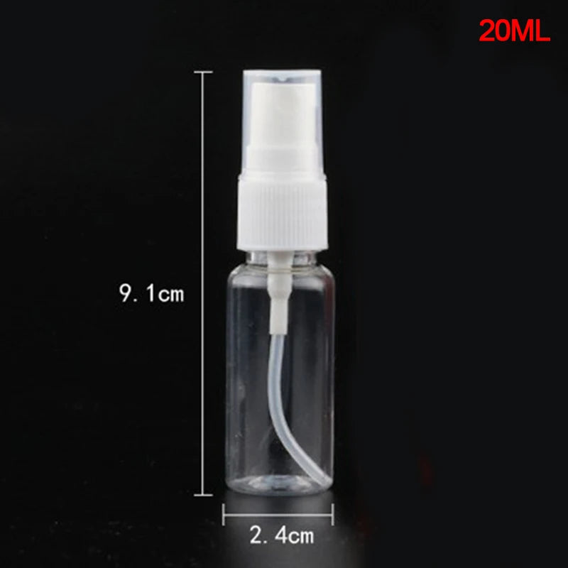 Clear Refillable Travel Spray Bottle – Mini Plastic Atomizer