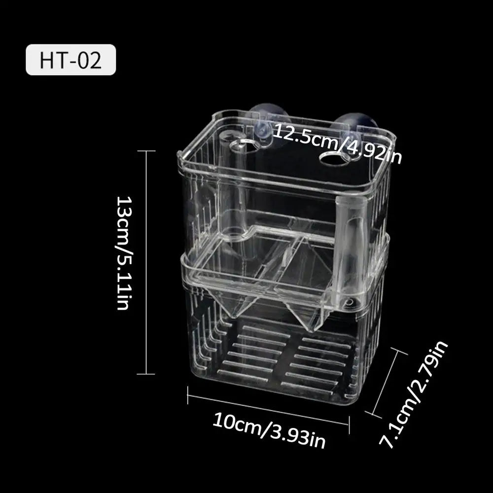 Clear Fish Breeder Box – Betta, Fry & Shrimp Isolation Tank