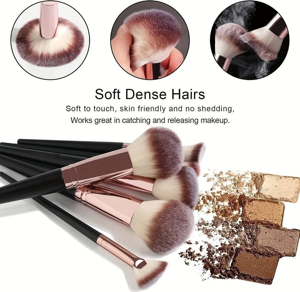 20-Piece Professional Makeup Brush Set – Full Face Kit